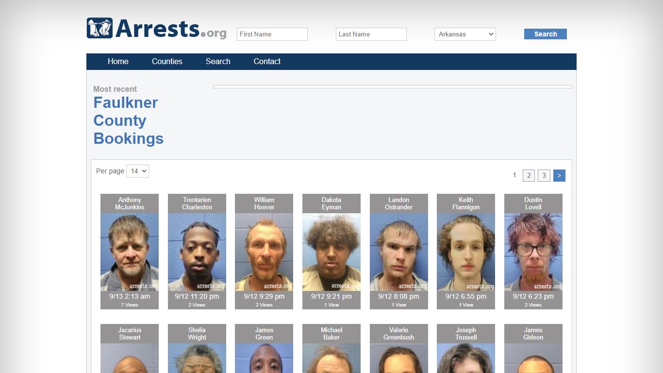 Arkansas Arrests and Inmate Search